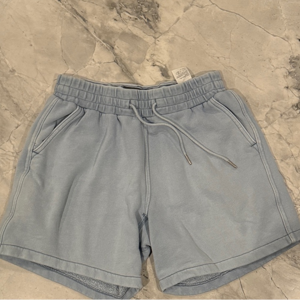 Abercrombie & Fitch Men's Athletic Shorts in Light Blue
